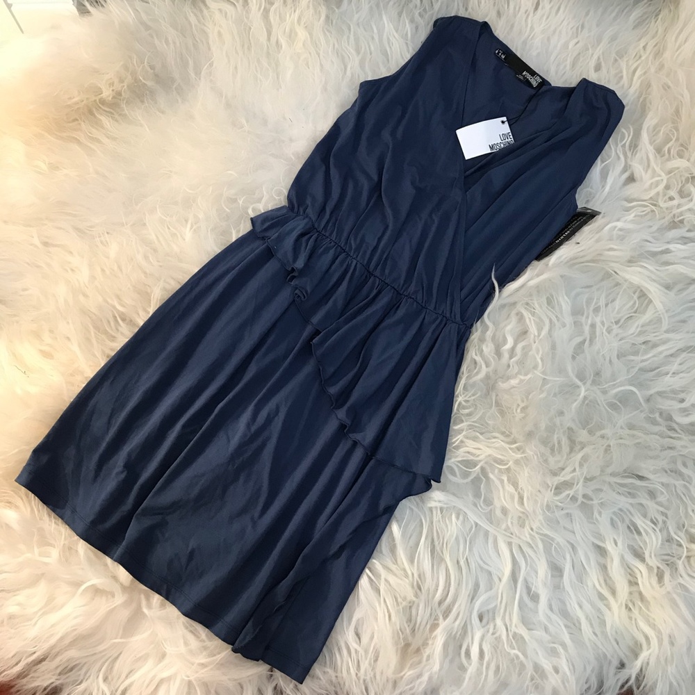 LOVE MOSCHINO Surplice Mini Dress